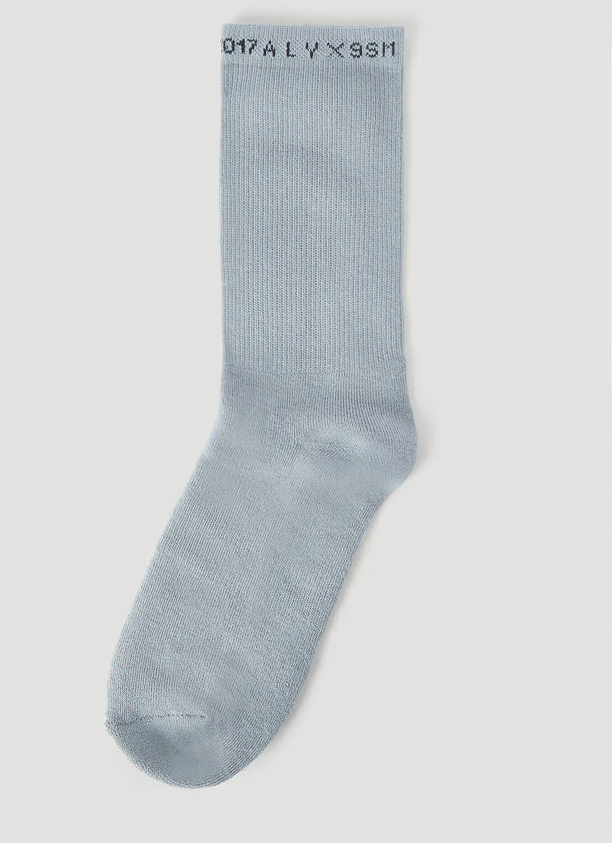 1017 ALYX 9SM 3 Pack Logo Trimmed Socks
