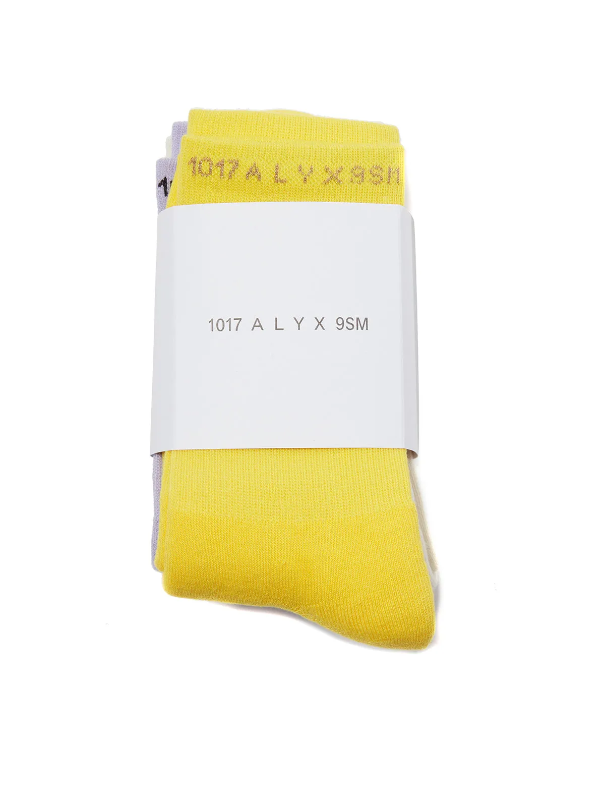 1017 ALYX 9SM Pack Of Three Logo Intarsia Socks
