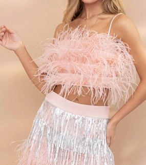 "it's A Rumor" Top In Pink