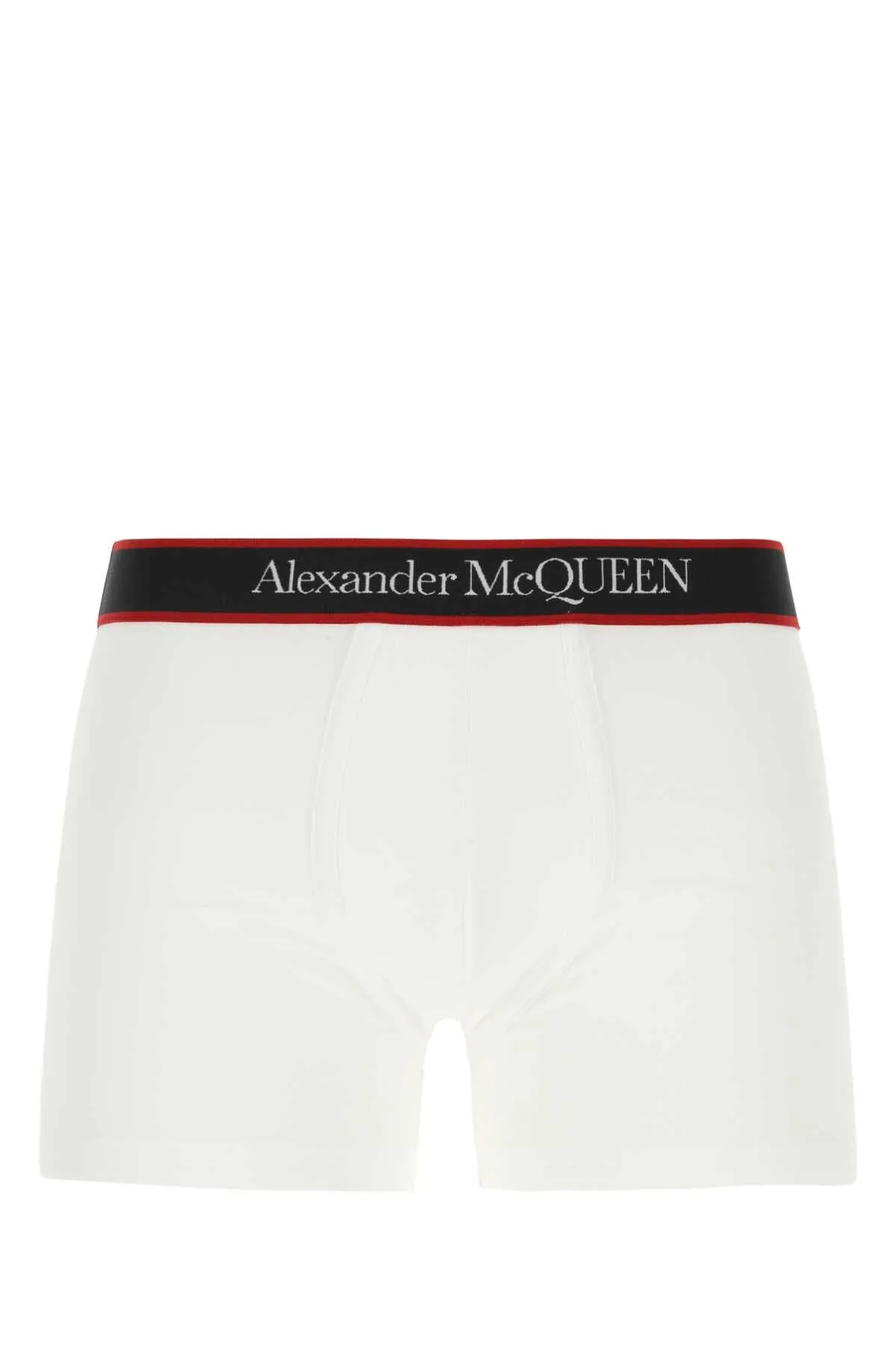 Alexander McQueen Logo-Waist Stretch Boxer Shorts