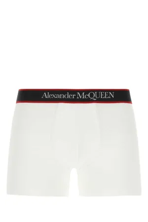 Alexander McQueen Logo-Waist Stretch Boxer Shorts