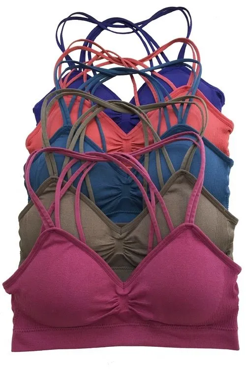 Anemone Seamless Strappy Bra WY9014