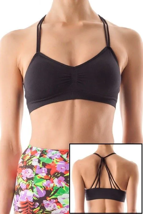 Anemone Seamless Strappy Bra WY9014
