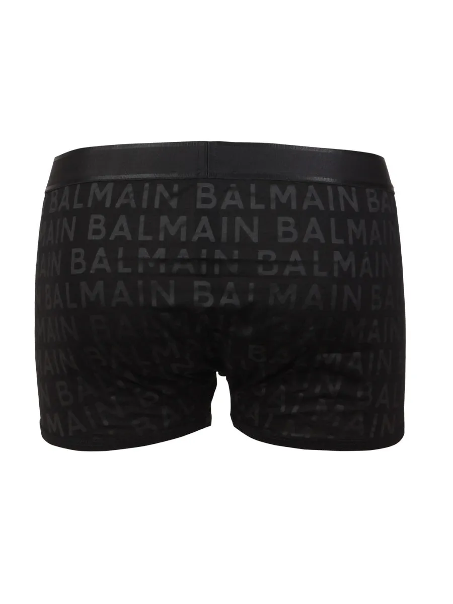 Balmain Logo-Waistband Stretch Boxers