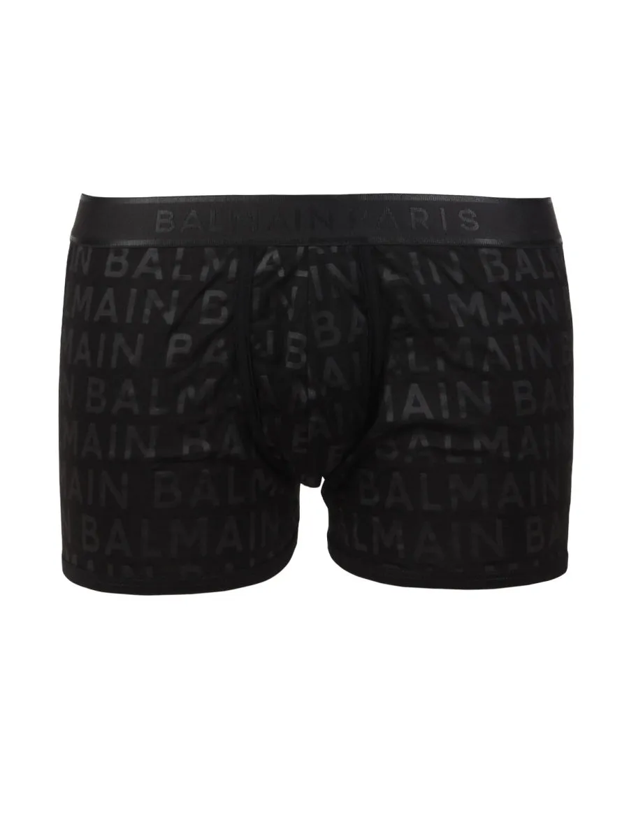 Balmain Logo-Waistband Stretch Boxers