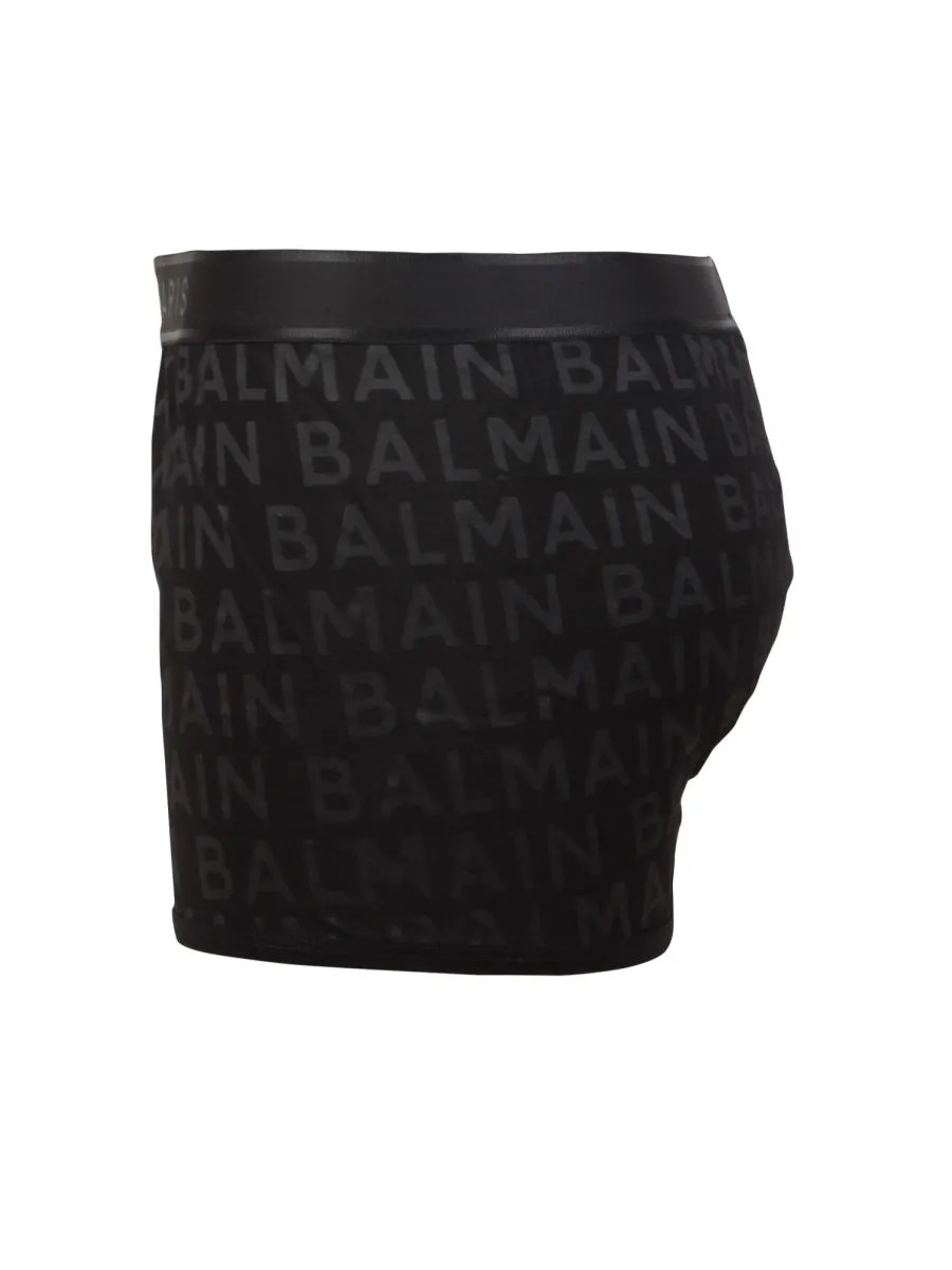 Balmain Logo-Waistband Stretch Boxers