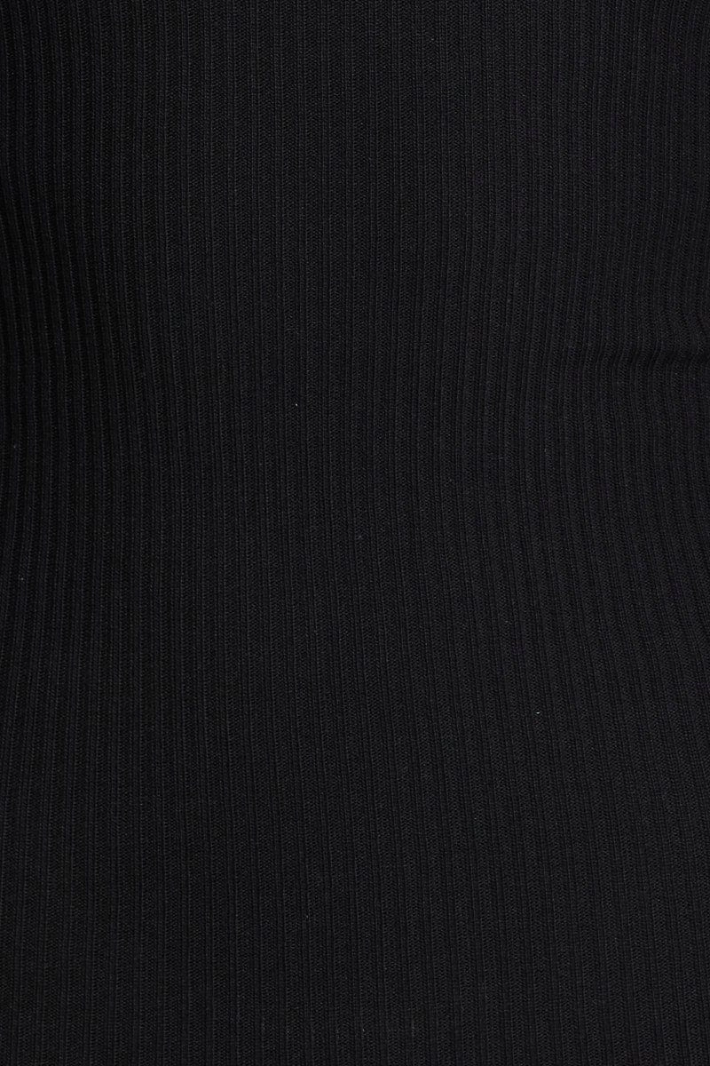 Black Bodycon Dress Knit