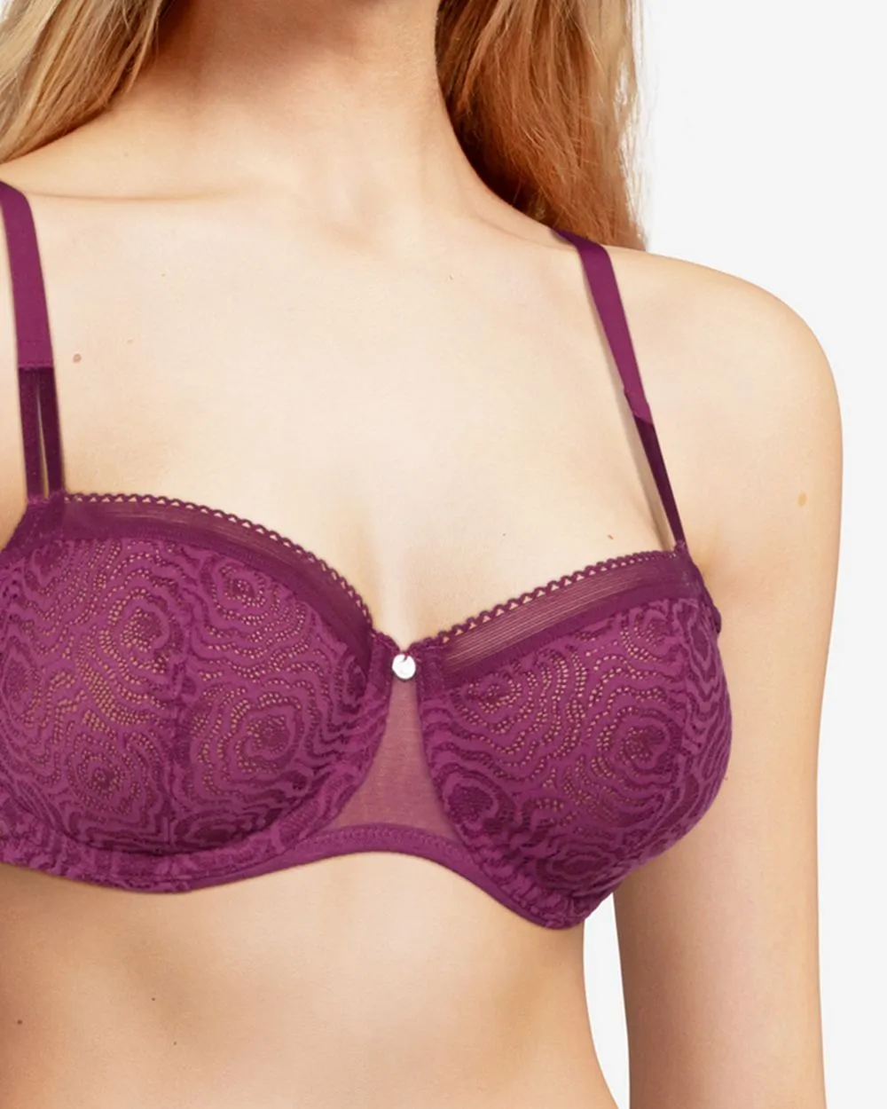 C Jolie Lace Unlined Demi Bra