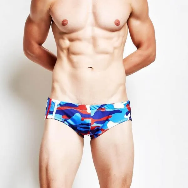 Camouflage Swimwear Trunks Swimming Briefs Shorts Boxers Underwear Beachwear Swimsuit