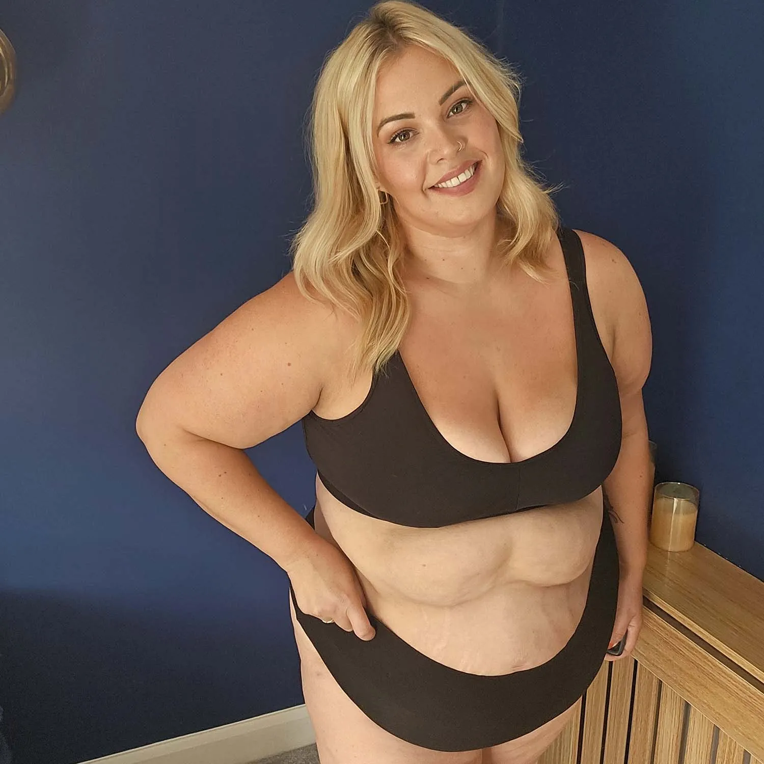 Cheeky High Leg Panties - 3 Pairs in Black