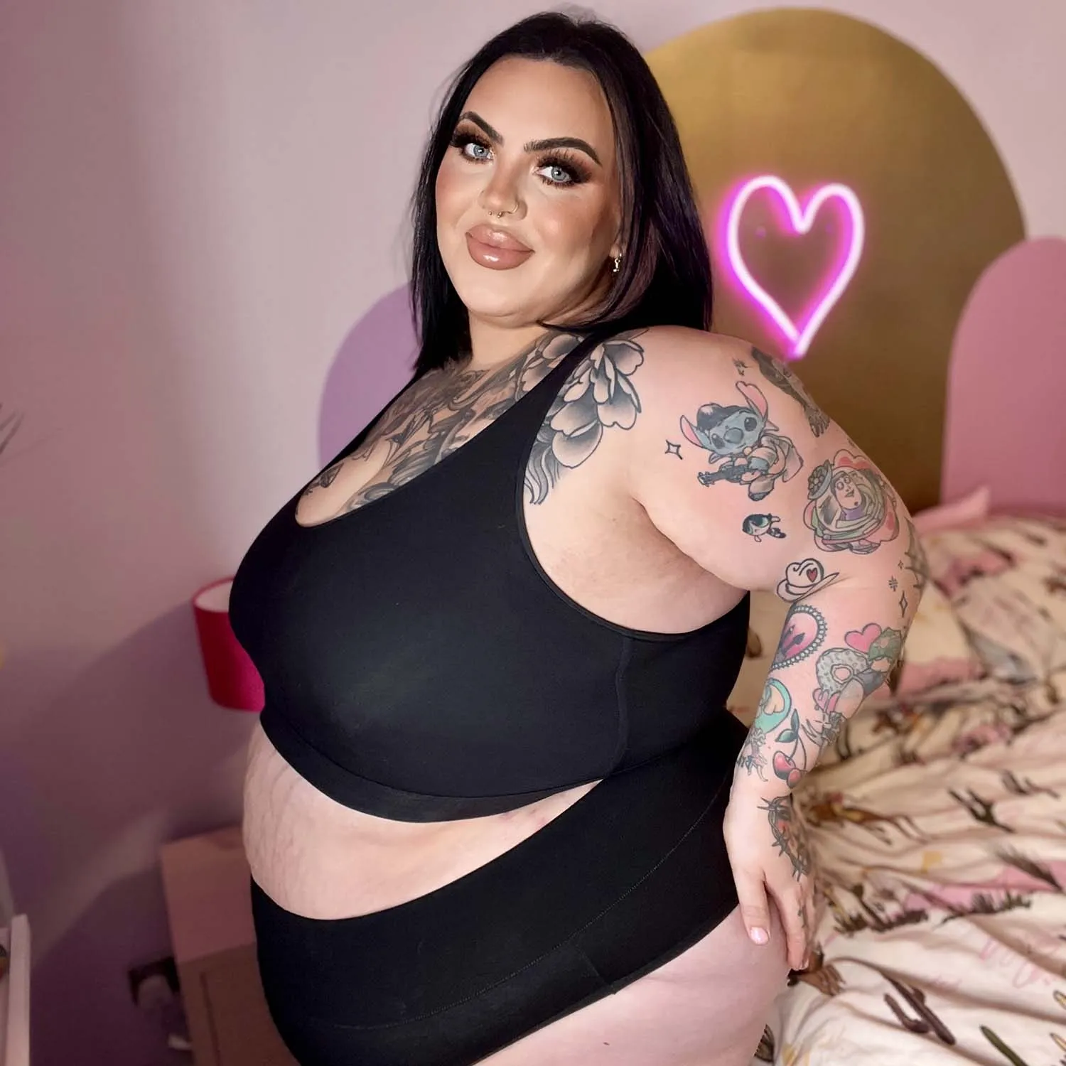 Cheeky High Leg Panties - 3 Pairs in Black