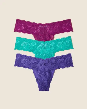 Cutie Lr Thong 3 Pack