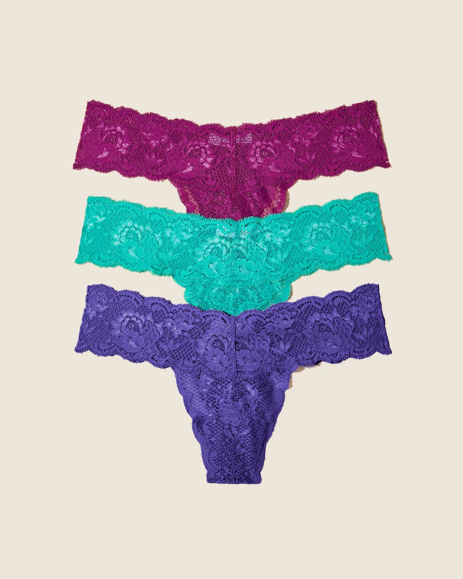 Cutie Lr Thong 3 Pack