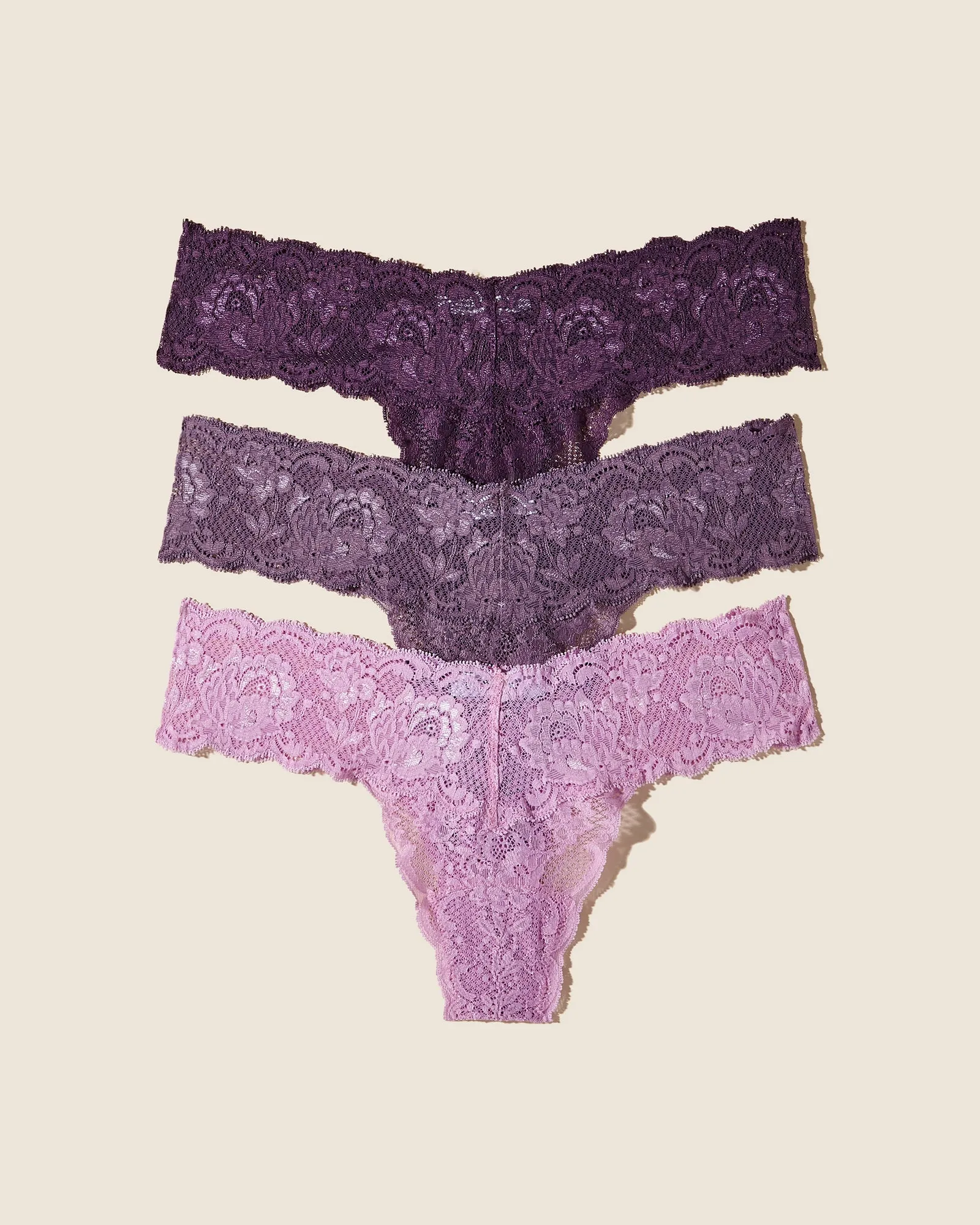 Cutie Lr Thong 3 Pack