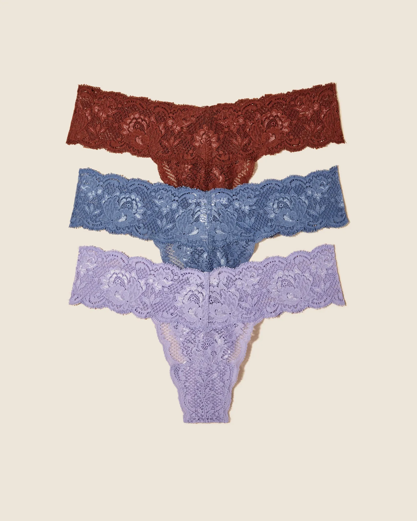 Cutie Lr Thong 3 Pack