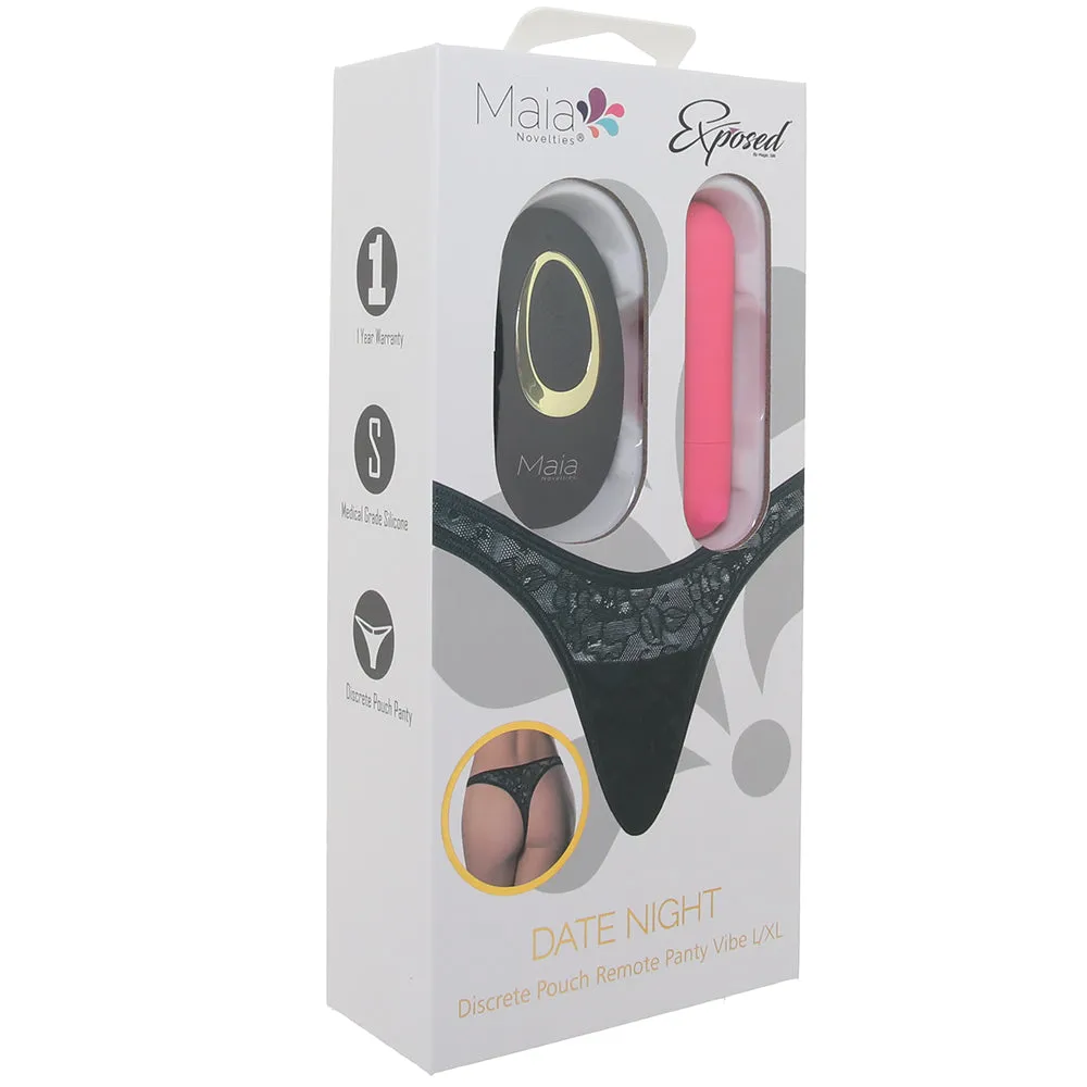 Date Night Pink Remote Panty Vibe /XL