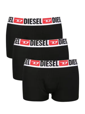 Diesel Logo Waistband Pack Of Three Boxers