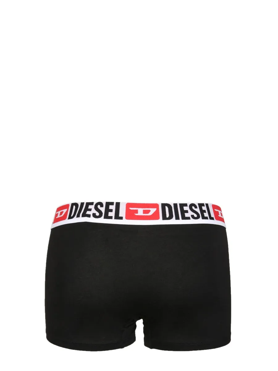 Diesel Logo Waistband Pack Of Three Boxers