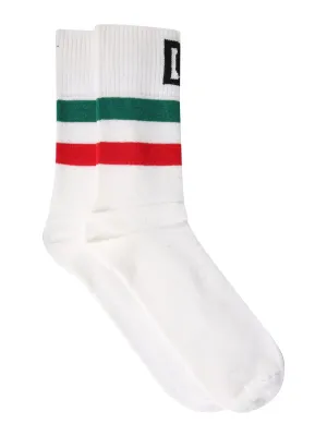 Dolce & Gabbana Logo Intarsia-Knit Socks