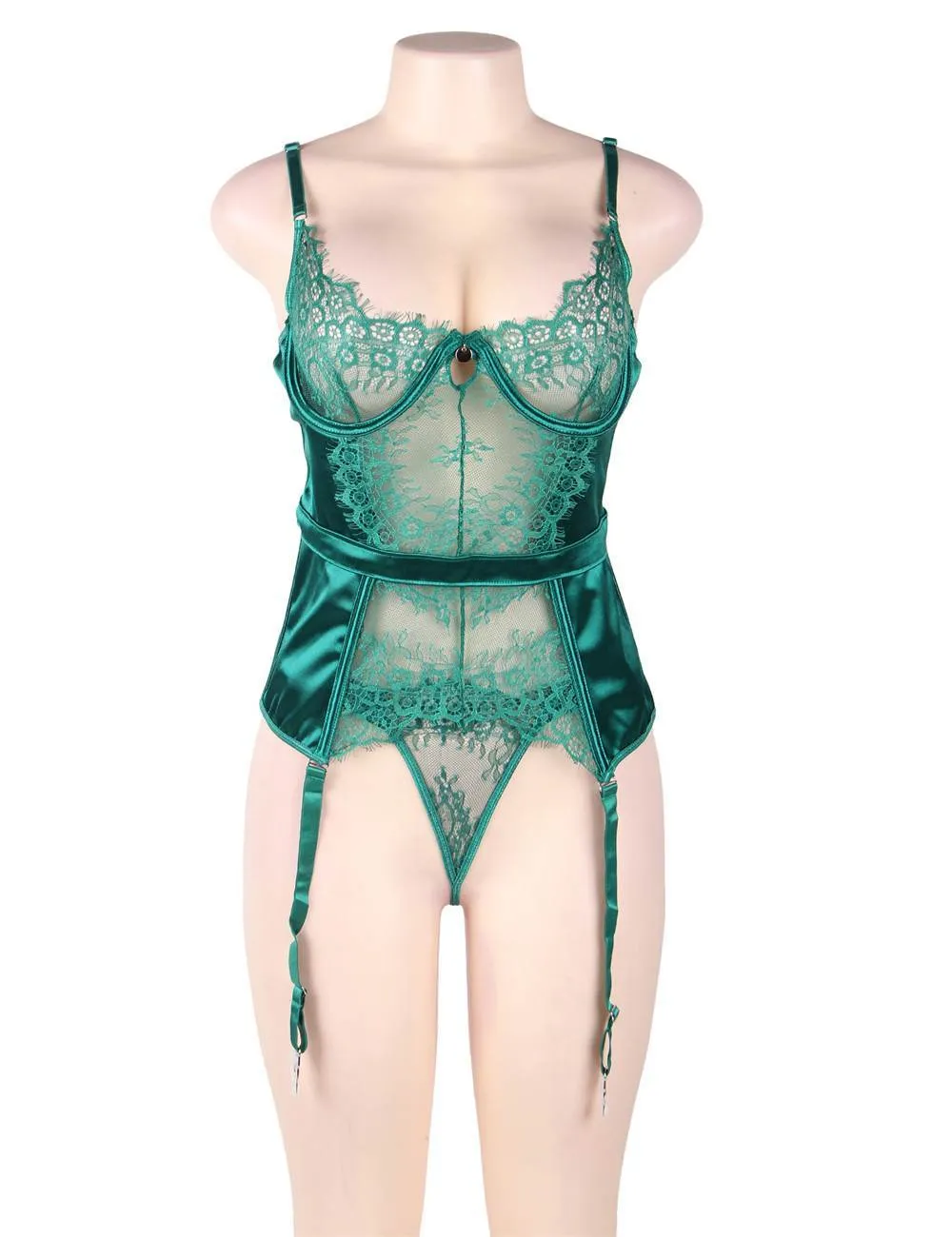 Emerald Lace Corset - Two Sizes Available