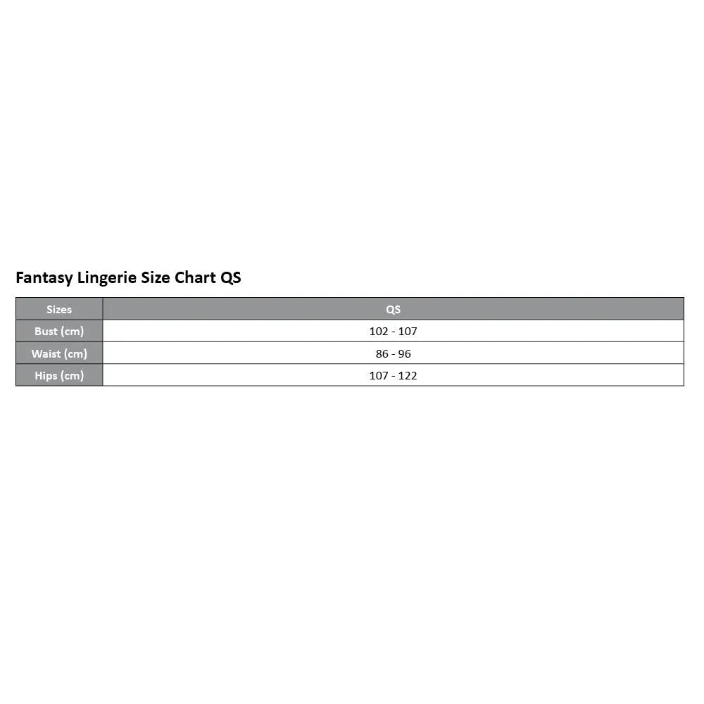 Fantasy Lingerie Glow Persuasive Open Cup Lace Bra & Panty - Curvy