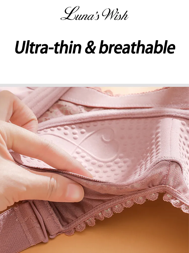 Full Coverage Side Support Minimizer Bra with Wide Shoulder Straps