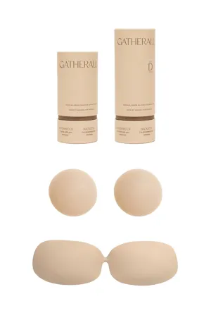 Gatherall Adhesive Bra and Nippies Bundle Set