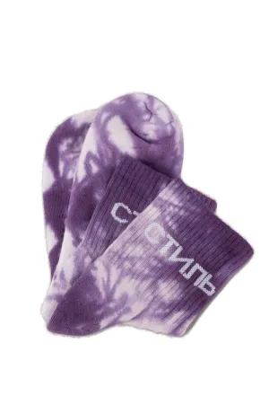Heron Preston Tie-Dyed Stretched Socks