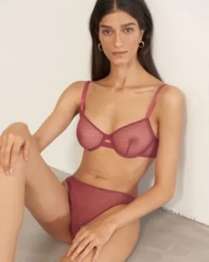 Honeycomb Underwired Bra