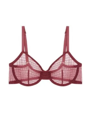 Honeycomb Underwired Bra