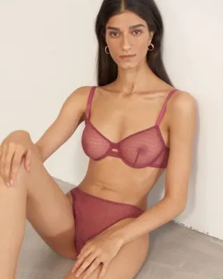 Honeycomb Underwired Bra