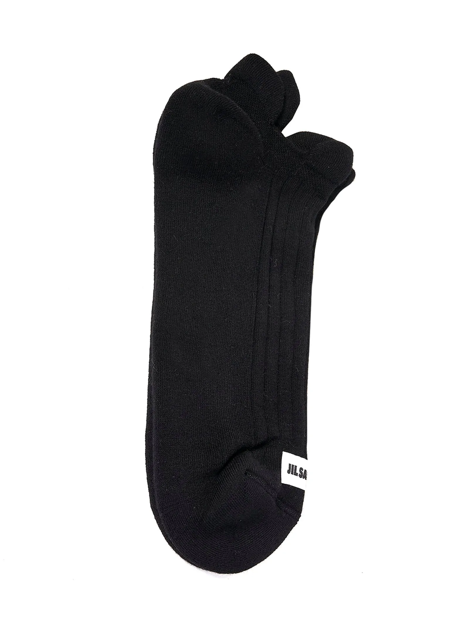 Jil Sander Logo Patch Stretch Design Ankle Socks