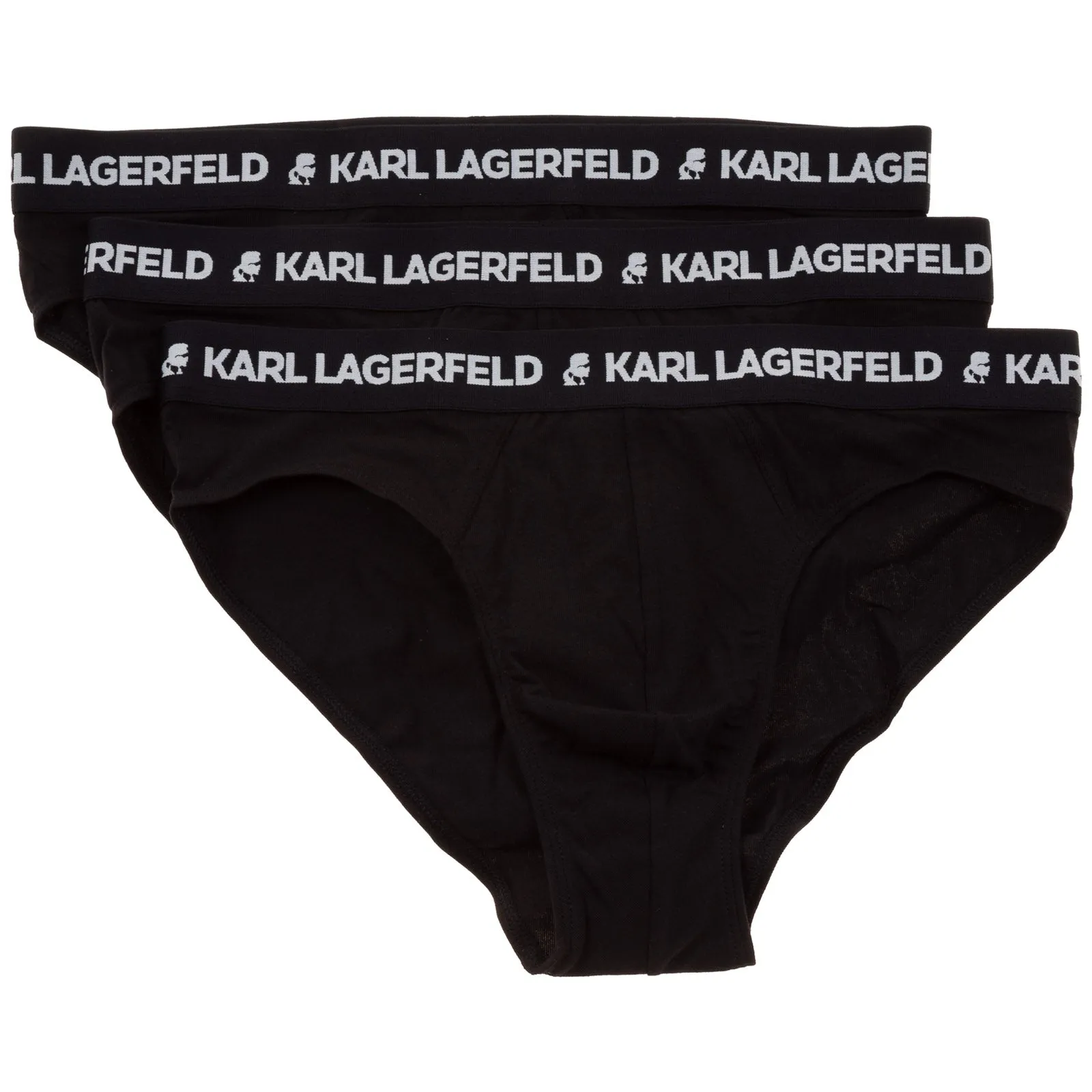 Karl Lagerfeld Logo Three-Pack Briefs