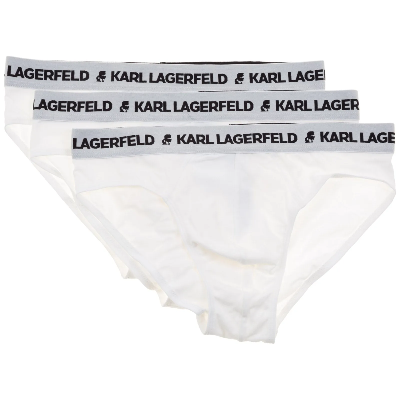 Karl Lagerfeld Logo Three-Piece Briefs