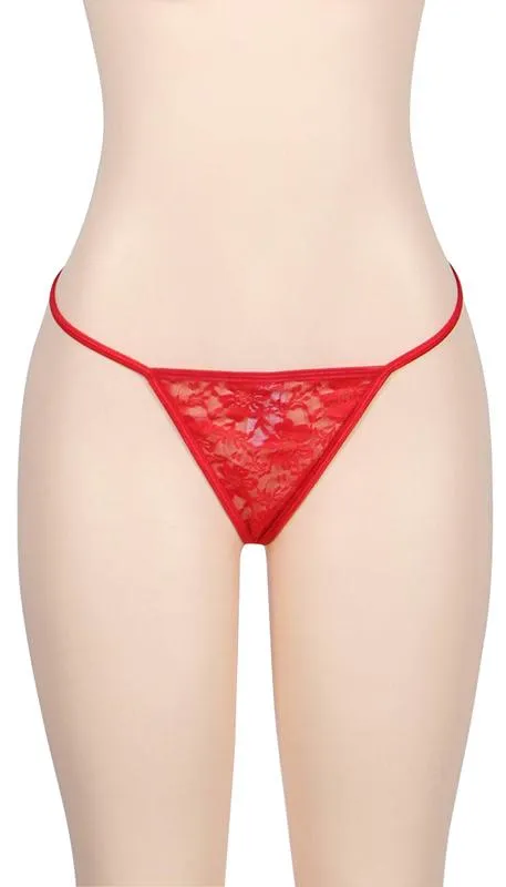 Lace G-String - Three Sizes Available