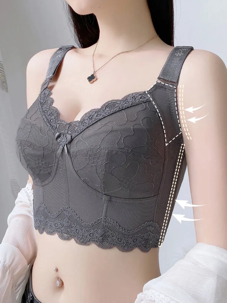 Lace Thin Minimizer Wireless Bra