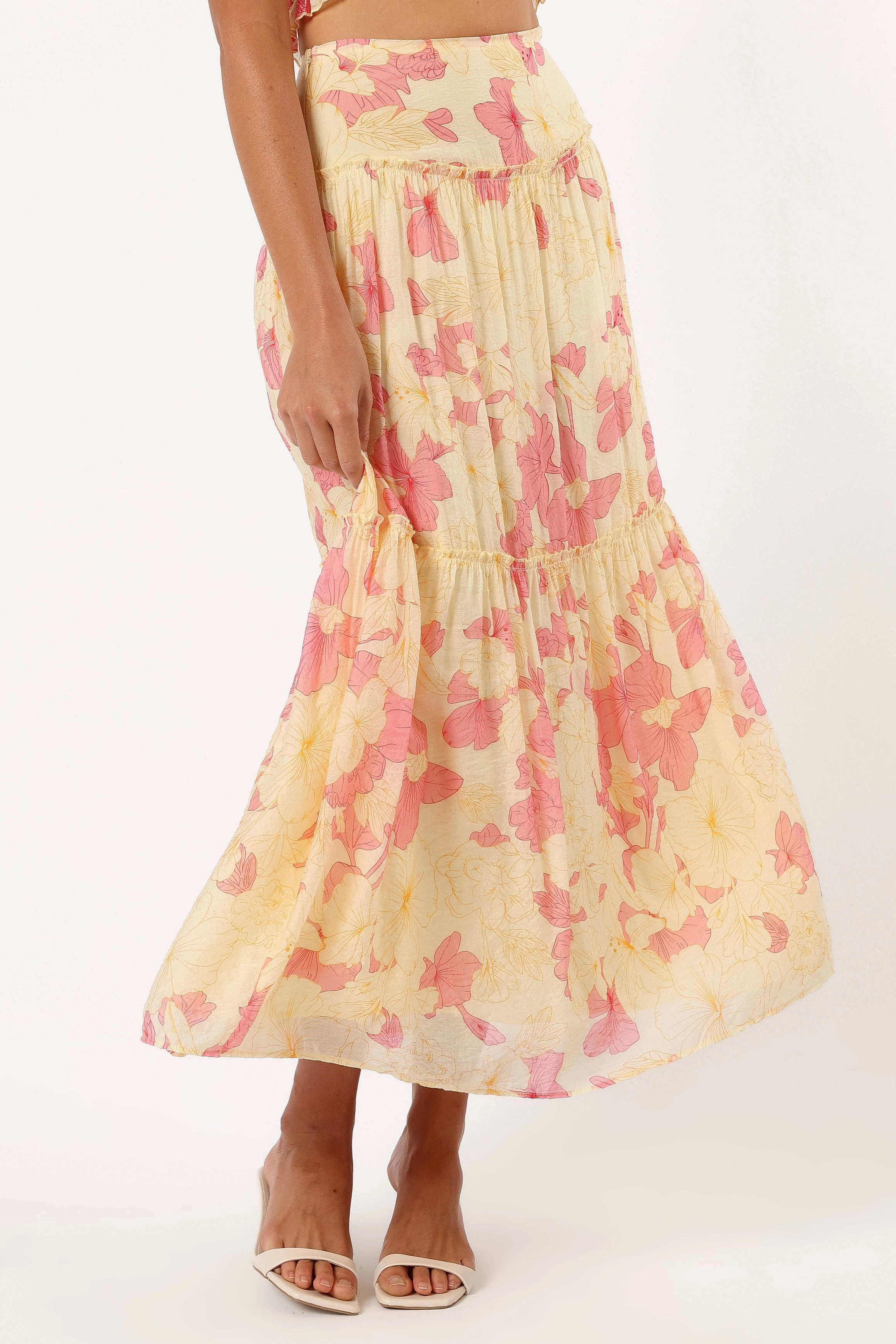 Lily Two Piece Set - Yellow Pink