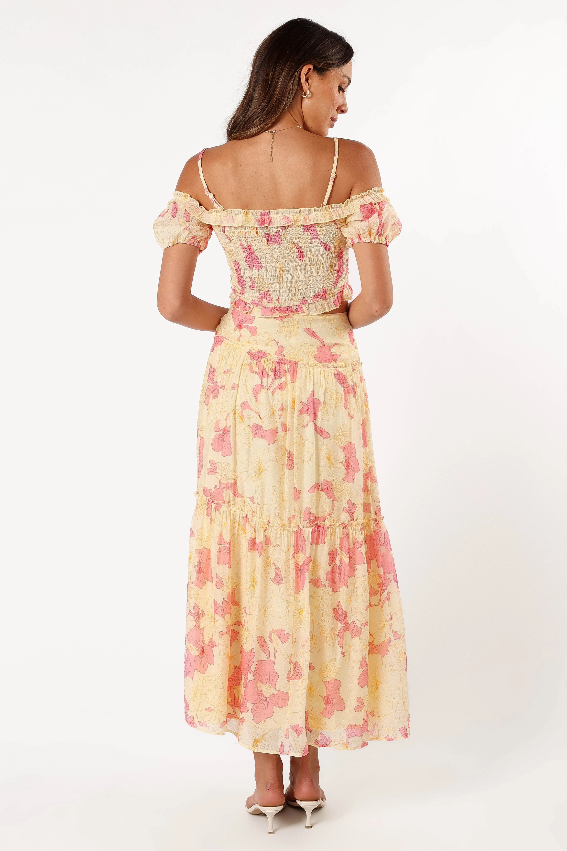 Lily Two Piece Set - Yellow Pink