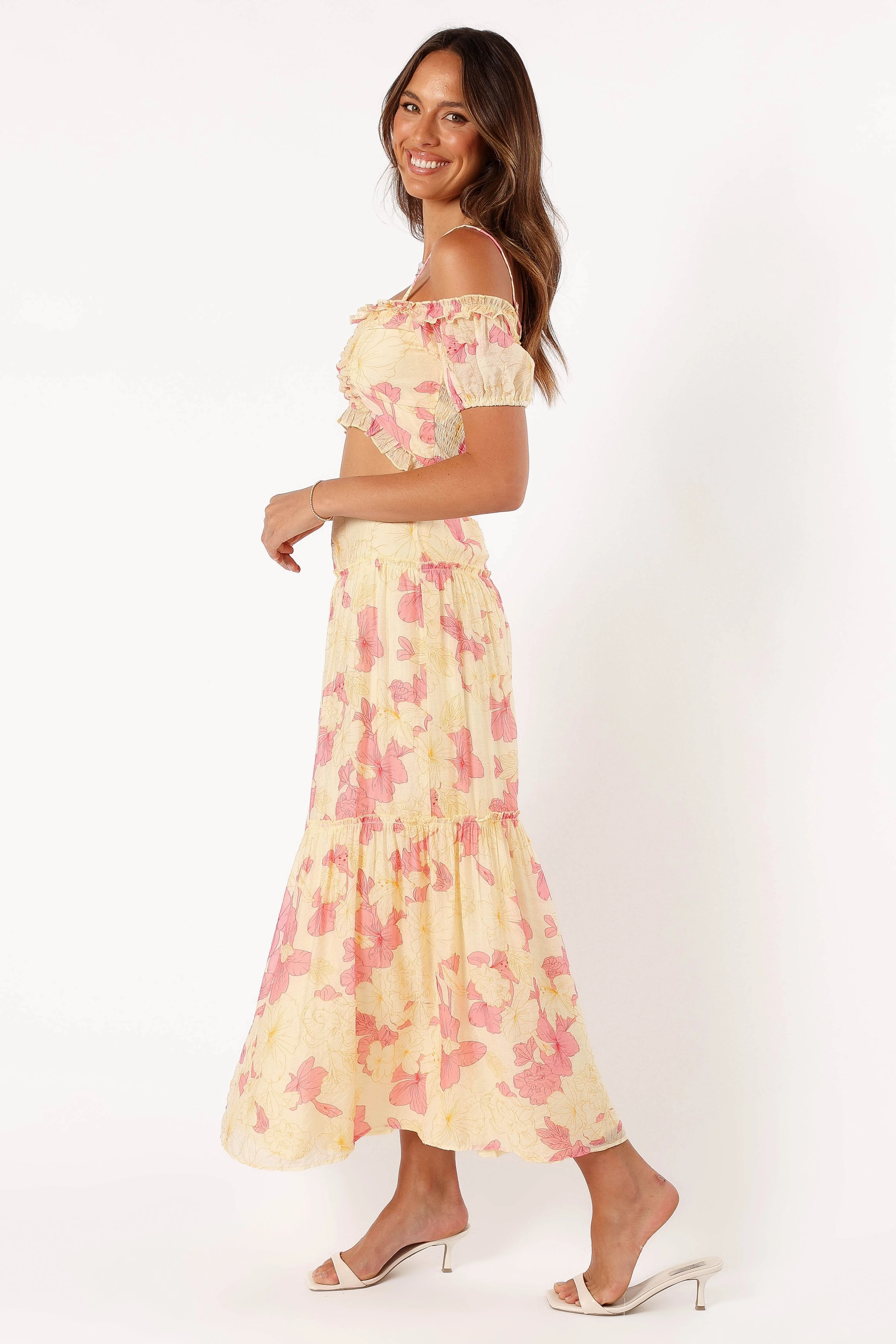 Lily Two Piece Set - Yellow Pink