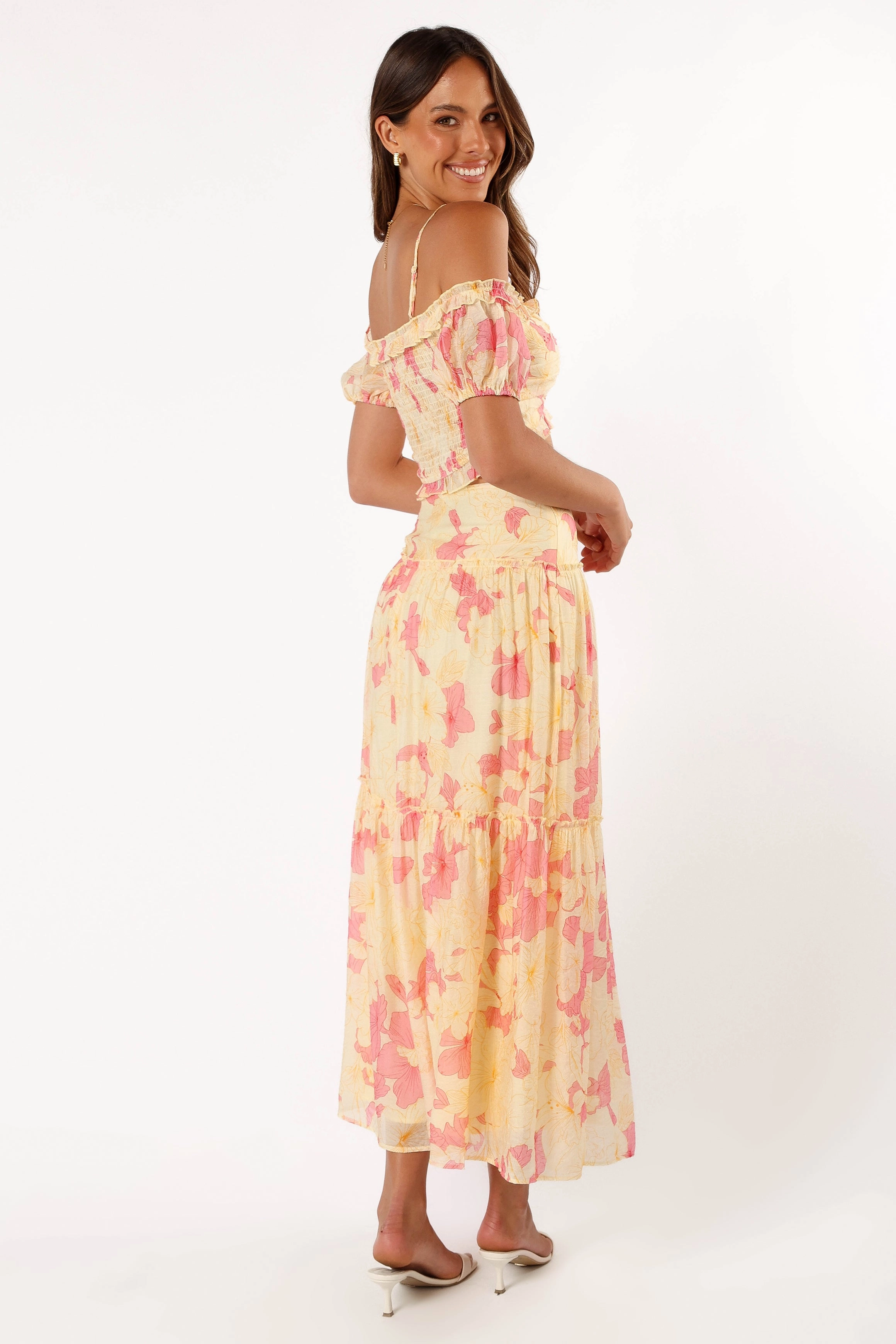 Lily Two Piece Set - Yellow Pink