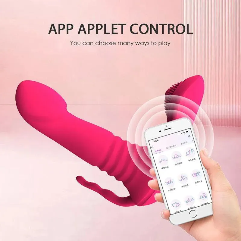 Long Distance Thrusting Panty Vibrator