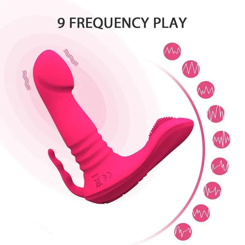Long Distance Thrusting Panty Vibrator