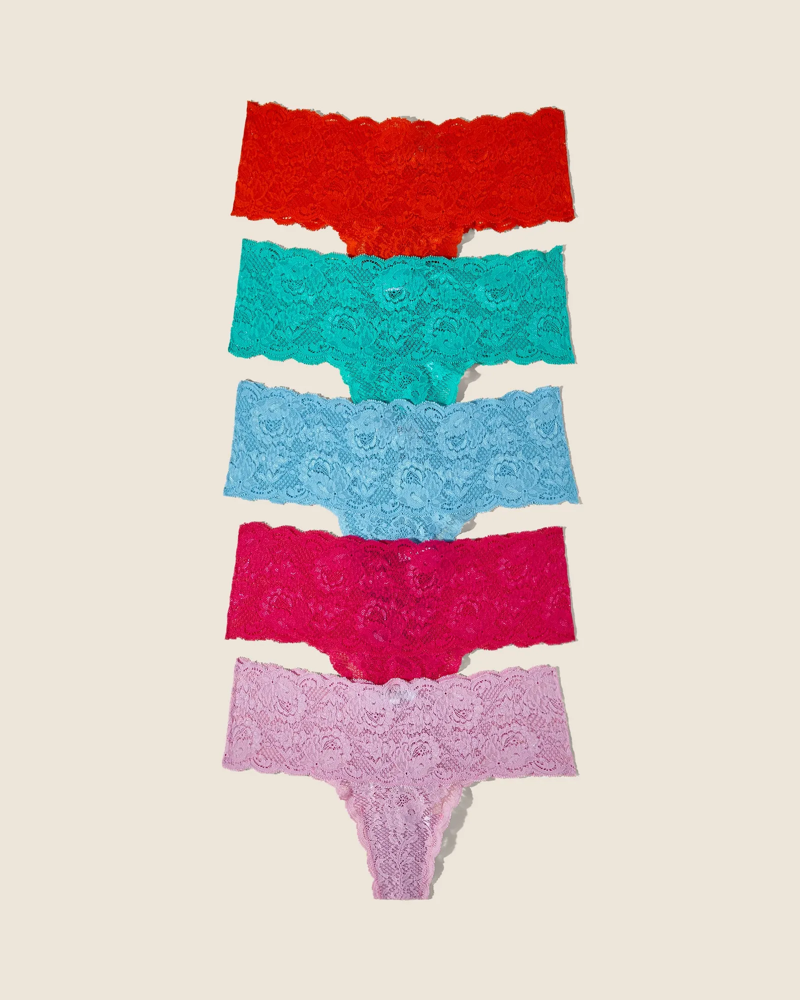 Lot De 5 Tangas Comfie