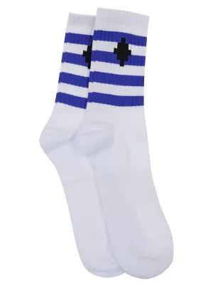 Marcelo Burlon County Of Milan Logo Intarsia Socks