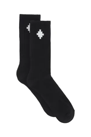 Marcelo Burlon County Of Milan Logo Intarsia Socks