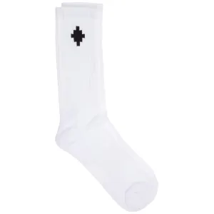 Marcelo Burlon County Of Milan Logo Motif Intarsia Socks