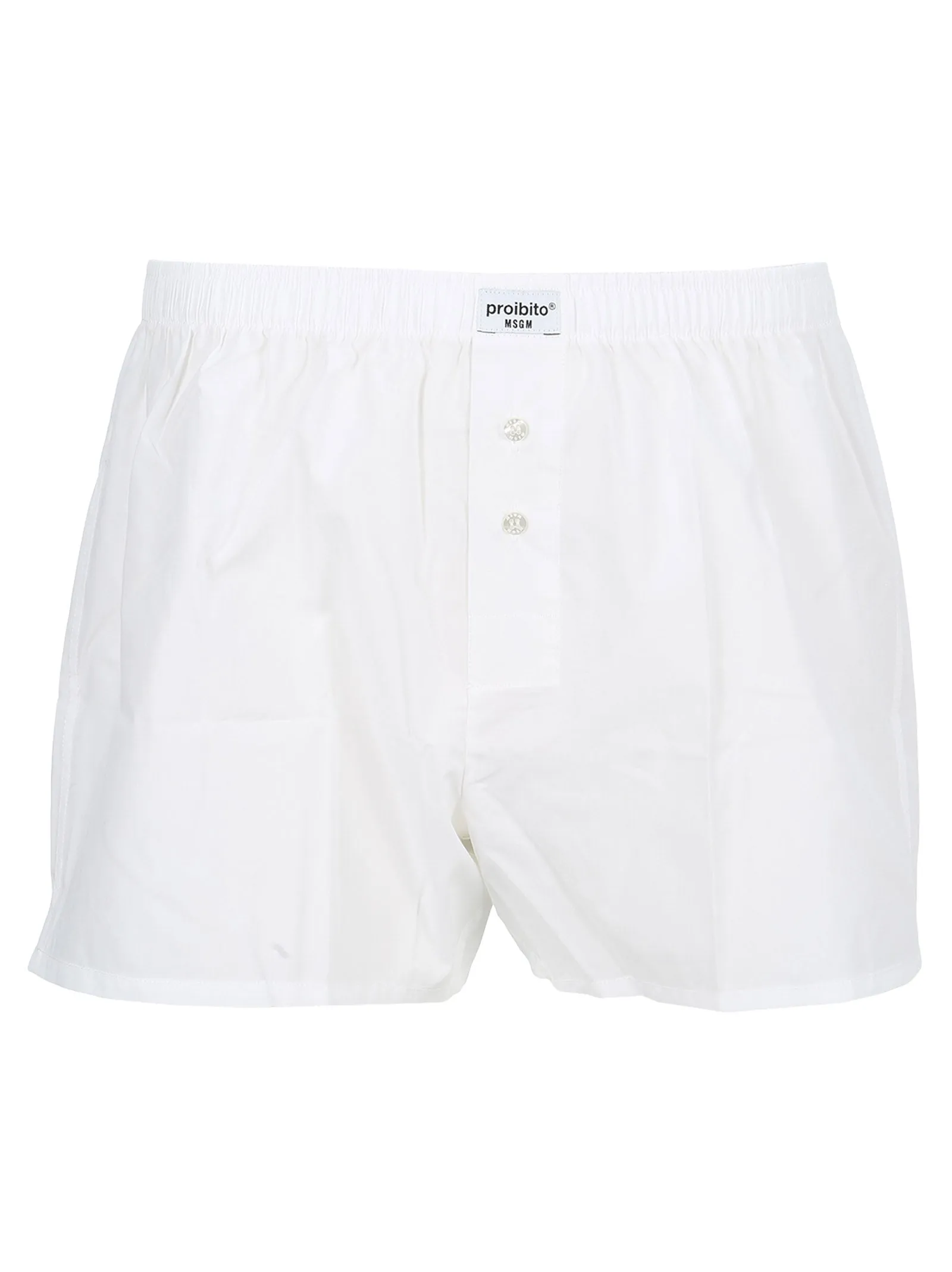 MSGM Logo Patch Button Detailed Boxers