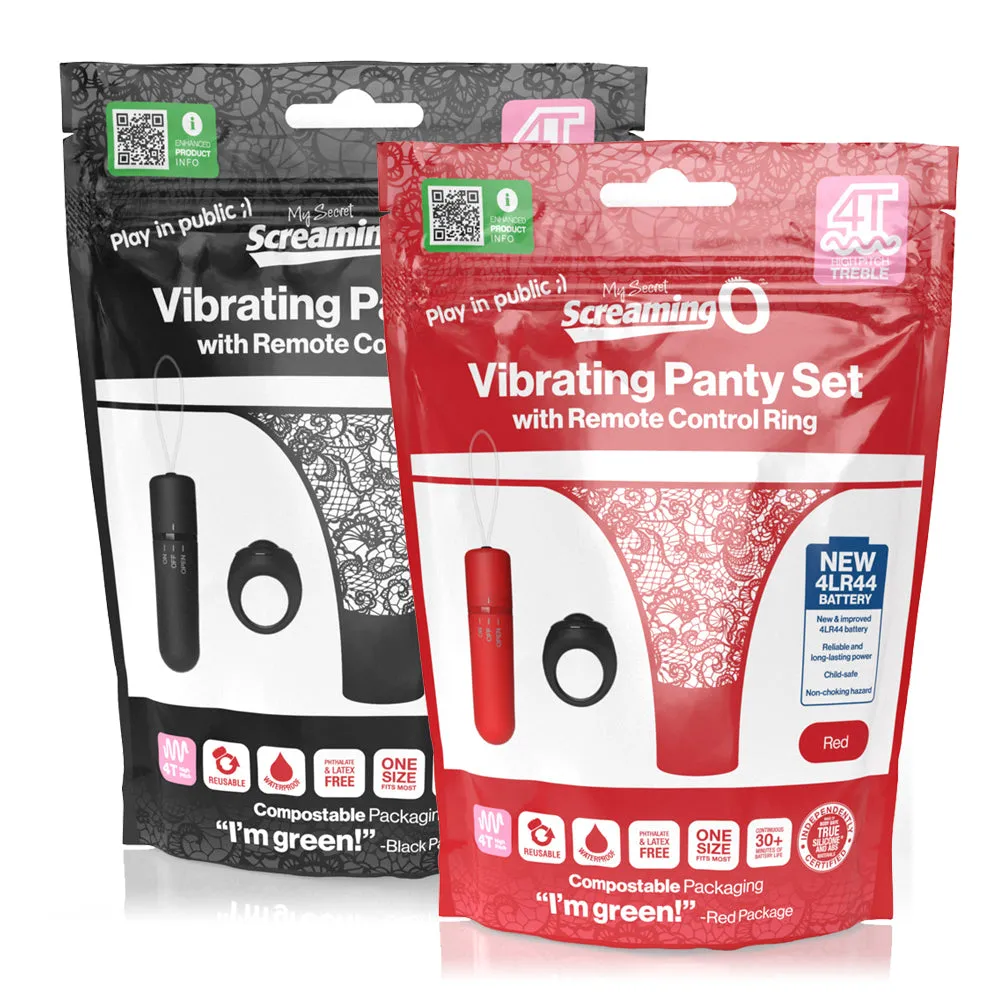 My Secret Screaming O 4T Treble Remote Control Vibrating Panty Set