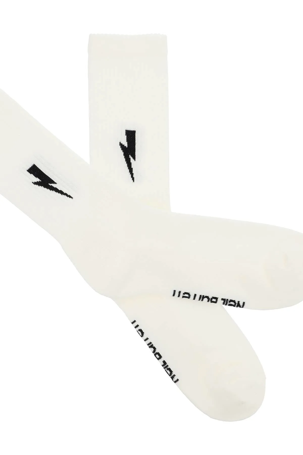 Neil Barrett Logo Intarsia Socks
