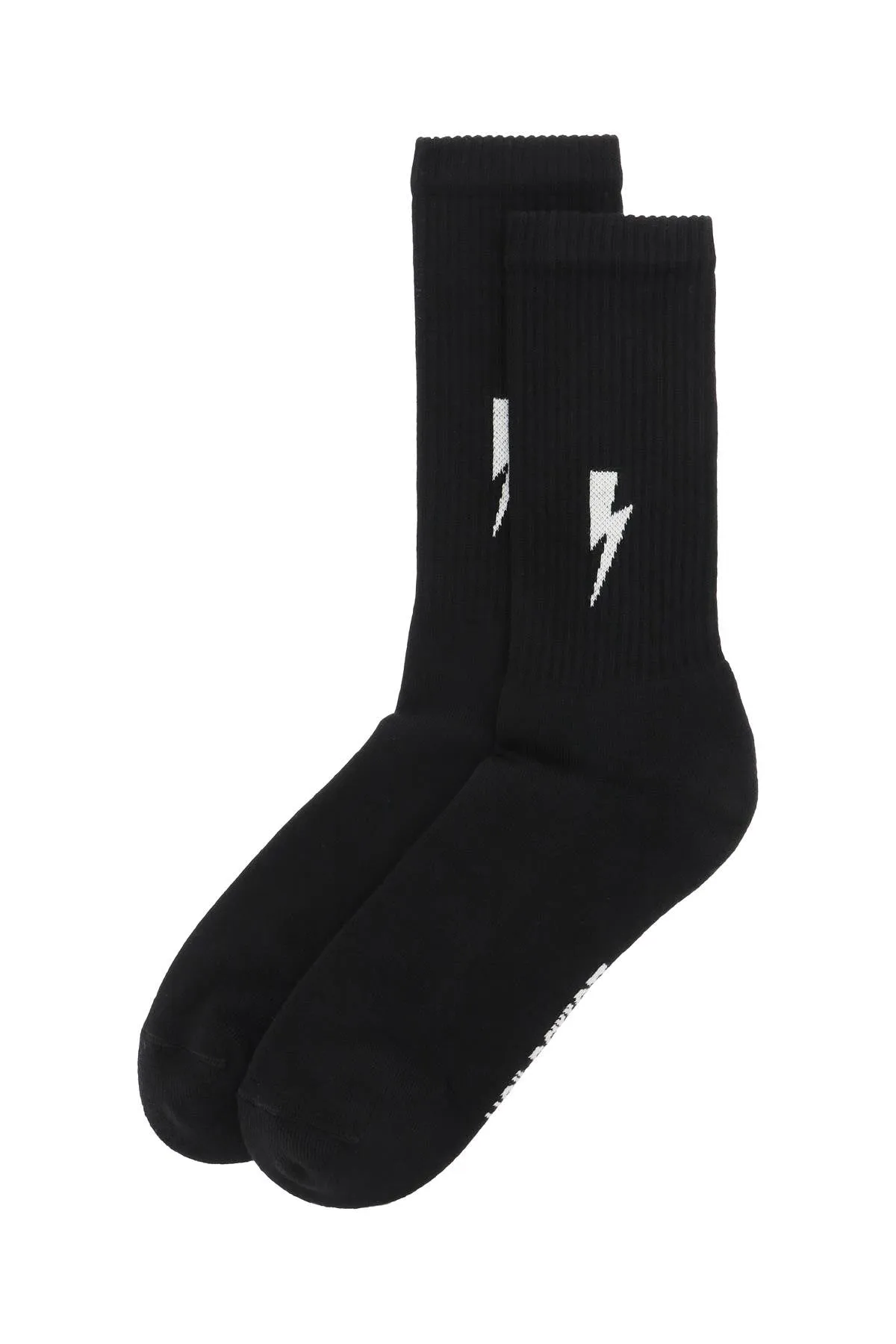 Neil Barrett Logo Intarsia Socks
